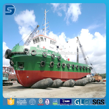 Equipo marino Rubber Dry Dock Ship Lifting Airbag